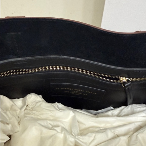 Sézane The Tote in Mahogany EUC - Picture 7 of 9